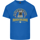 A French Bulldog Dog Kids T-Shirt Childrens Royal Blue