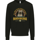 A French Bulldog Dog Mens Sweatshirt Jumper Black