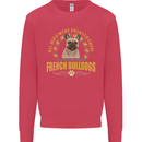A French Bulldog Dog Mens Sweatshirt Jumper Heliconia