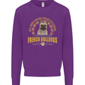 A French Bulldog Dog Mens Sweatshirt Jumper Purple