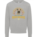 A French Bulldog Dog Mens Sweatshirt Jumper Sports Grey