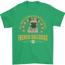 A French Bulldog Dog Mens T-Shirt 100% Cotton Irish Green