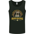 A French Bulldog Dog Mens Vest Tank Top Black