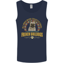 A French Bulldog Dog Mens Vest Tank Top Navy Blue
