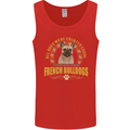 A French Bulldog Dog Mens Vest Tank Top Red
