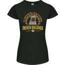 A French Bulldog Dog Womens Petite Cut T-Shirt Black