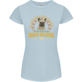 A French Bulldog Dog Womens Petite Cut T-Shirt Light Blue