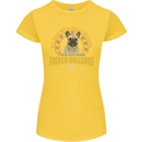 A French Bulldog Dog Womens Petite Cut T-Shirt Yellow