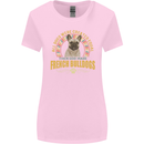 A French Bulldog Dog Womens Wider Cut T-Shirt Light Pink