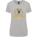 A French Bulldog Dog Womens Wider Cut T-Shirt Sports Grey