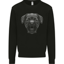 A French Mastiff Dog Dogue Bordeaux Kids Sweatshirt Jumper Black