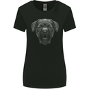 A French Mastiff Dog Dogue Bordeaux Womens Wider Cut T-Shirt Black