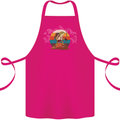 A Frog Hiking in the Mountains Trekking Cotton Apron 100% Organic Pink