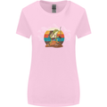 A Frog Hiking in the Mountains Trekking Womens Wider Cut T-Shirt Light Pink