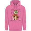 A Frog Playing the Guitar on a Toadstool Childrens Kids Hoodie Azalea