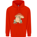 A Frog Under a Toadstool Umbrella Toad Childrens Kids Hoodie Bright Red
