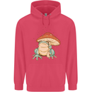 A Frog Under a Toadstool Umbrella Toad Childrens Kids Hoodie Heliconia
