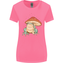 A Frog Under a Toadstool Umbrella Toad Womens Wider Cut T-Shirt Azalea