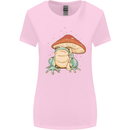 A Frog Under a Toadstool Umbrella Toad Womens Wider Cut T-Shirt Light Pink