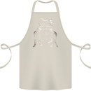 A Frog With an Eyepatch Cotton Apron 100% Organic Natural