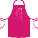 A Frog With an Eyepatch Cotton Apron 100% Organic Pink