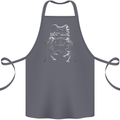 A Frog With an Eyepatch Cotton Apron 100% Organic Steel