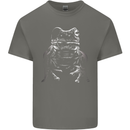 A Frog With an Eyepatch Kids T-Shirt Childrens Charcoal