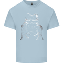 A Frog With an Eyepatch Kids T-Shirt Childrens Light Blue