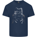A Frog With an Eyepatch Kids T-Shirt Childrens Navy Blue