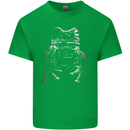 A Frog With an Eyepatch Mens Cotton T-Shirt Tee Top Irish Green