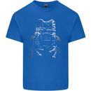 A Frog With an Eyepatch Mens Cotton T-Shirt Tee Top Royal Blue