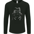 A Frog With an Eyepatch Mens Long Sleeve T-Shirt Black