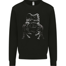 A Frog With an Eyepatch Mens Sweatshirt Jumper Black