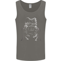 A Frog With an Eyepatch Mens Vest Tank Top Charcoal