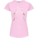 A Frog With an Eyepatch Womens Petite Cut T-Shirt Light Pink