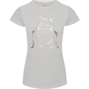 A Frog With an Eyepatch Womens Petite Cut T-Shirt Sports Grey