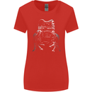 A Frog With an Eyepatch Womens Wider Cut T-Shirt Red