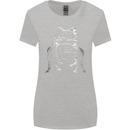 A Frog With an Eyepatch Womens Wider Cut T-Shirt Sports Grey