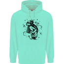 A Frog on a Mushroom Childrens Kids Hoodie Peppermint