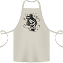 A Frog on a Mushroom Cotton Apron 100% Organic Natural