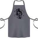 A Frog on a Mushroom Cotton Apron 100% Organic Steel
