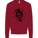 A Frog on a Mushroom Kids Sweatshirt Jumper Red