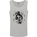 A Frog on a Mushroom Mens Vest Tank Top Sports Grey