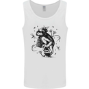 A Frog on a Mushroom Mens Vest Tank Top White