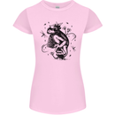 A Frog on a Mushroom Womens Petite Cut T-Shirt Light Pink