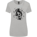 A Frog on a Mushroom Womens Wider Cut T-Shirt Sports Grey
