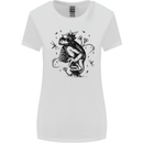 A Frog on a Mushroom Womens Wider Cut T-Shirt White