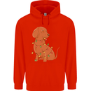 A Funny Christmas Tree Dachshund Childrens Kids Hoodie Bright Red