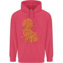 A Funny Christmas Tree Dachshund Childrens Kids Hoodie Heliconia