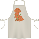A Funny Christmas Tree Dachshund Cotton Apron 100% Organic Natural